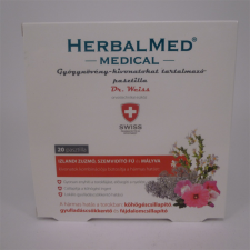 Herbalmed medical gyógynövény pasztilla 20 db gyógyhatású készítmény