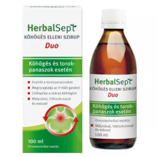  Herbalsept köhögés elleni szirup duo 100 ml gyógyhatású készítmény