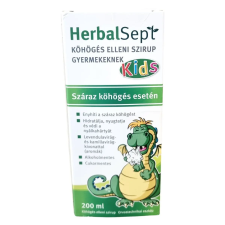 Herbalsept köhögés elleni szirup gyermekeknek 200ml vitamin és táplálékkiegészítő