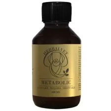 HerbalVet METABOLIC gyógygomba kivonat (100 ml) vitamin, táplálékkiegészítő kutyáknak