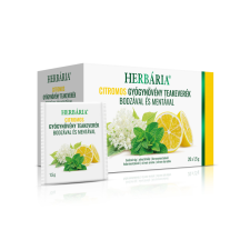  Herbária Citromos gyógynövény teakeverék bodzával és mentával 20x1,5 g tea