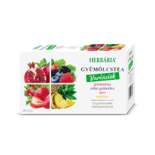  Herbária Gyümölcstea Variációk (Gránátalma, Erdei gyümölcs, Eper, Ananász) 20x2 g tea