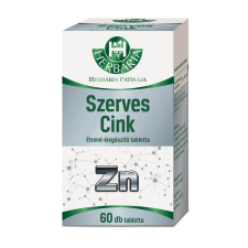 Herbária Herbária szerves cink étrend-kiegészítő tabletta 60 db vitamin és táplálékkiegészítő