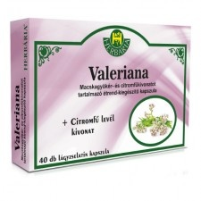 Herbária valeriana kapszula 40 db vitamin és táplálékkiegészítő