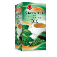 Herbex prémium tea zöldtea q10-zel 20x1,5g 30 g gyógytea