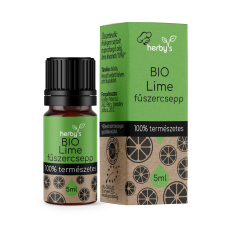 Herbys bio lime fűszercsepp 5 ml alapvető élelmiszer