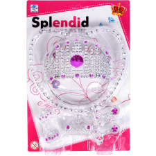  Hercegnői ékszer készlet fejdísszel jelmez