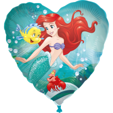 Hercegnők , Ariel Curious fólia lufi 46 cm party kellék