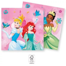 Hercegnők Disney Princess Live your Story, Disney Hercegnők szalvéta 20 db-os 33x33 cm FSC party kellék