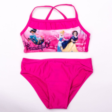  Hercegnők kislány fürdőruha - kétrészes fürdőruha - pink - 98