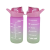 HEREVIN IRIS színátmenetes üveg kulacs 500ml, rózsaszín 111808-161