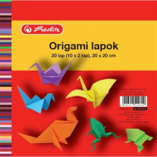 Herlitz 20x20cm 20ív origami lap iskolai kiegészítő