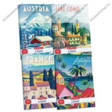 Herlitz A4 Négyzethálós/Kockás spirálfüzet, Travel (1 db) füzet