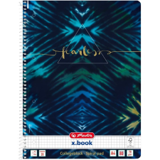 Herlitz Batik Fearless A4 80lapos perforált kockás spirálfüzet füzet