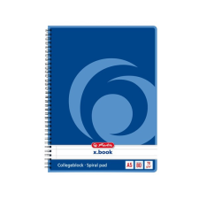Herlitz college a5 80lapos lefűzhető vonalas spirálfüzet 00297515 füzet