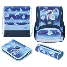 Herlitz Cosmic űrhajós mintás Loop Plus iskolatáska szett iskolatáska