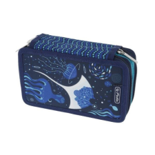 Herlitz Deep Ocean 3 emeletes, 31 részes töltött tolltartó (50043415) tolltartó