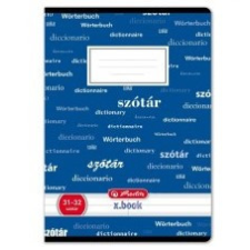 Herlitz Design szótárfüzet, A/5, Kék - Herlitz füzet
