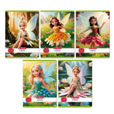 Herlitz felsős vonalas füzet, Fairy (A5/12-32) füzet