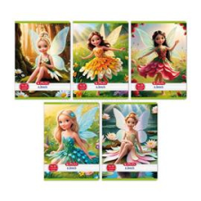 Herlitz Flower Fairy A5 16-32 2. osztályos vonalas füzet (HERLITZ_400200792) füzet