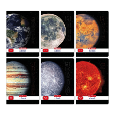 Herlitz Galactic 32 lapos A4 sima füzet - Többféle (400200639) füzet