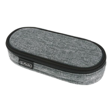 Herlitz Herlitz Knitted Grey ovális, 1-klapnis tolltartó tolltartó