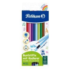 Herlitz Hungária Kft. Herlitz Színes ceruza/12 szín radírozható színes ceruza