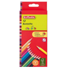 Herlitz Hungária Kft. Herlitz Színesceruza/12 szín, trió, FSC színes ceruza