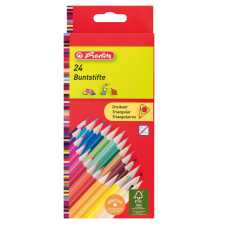 Herlitz Hungária Kft. Herlitz Színesceruza/24 szín, trió, FSC színes ceruza