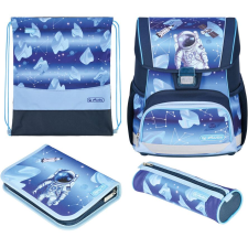Herlitz Loop Plus Cosmic Explorer Iskola táska szett - Kék mintás (50049035) iskolatáska
