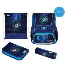 Herlitz Loop Plus iskolatáska szett, Soccer/Foci iskolatáska