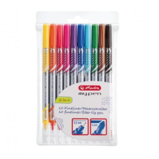 Herlitz my.pen tűfilc és filctoll 2in1 készlet 10 db-os filctoll, marker