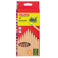 Herlitz natúrfa 12db-os vegyes szín&#369; színes ceruza 08660086 színes ceruza