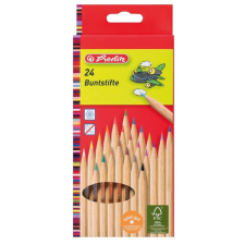 Herlitz natúrfa 24db-os vegyes színű színes ceruza készlet 08660524 színes ceruza