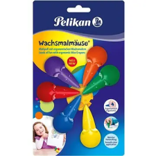Herlitz PELIKAN Egér, 3 éves kortól, ergonómikus, 6 különböző színben színes ceruza