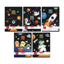 Herlitz Space Adventure A5 21-32 vonalas füzet (HERLITZ_400200769) füzet