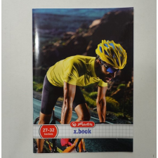 Herlitz Sport kockás füzet, Sárga kerékpáros, A4 füzet
