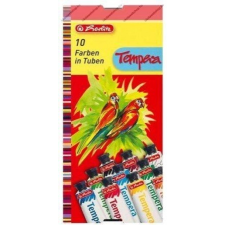 Herlitz Tempera tubusos/10 szín, 10 x 16 ml - Herlitz tempera