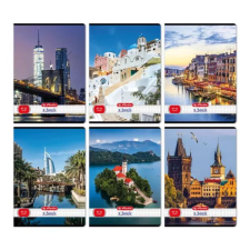 Herlitz Város mintás A4-es négyzetrácsos füzet- többféle füzet