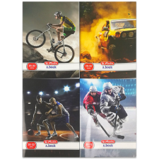 Herlitz Xbook: Sportos 32 lapos A5 vonalas füzet - Többféle (09543687) füzet