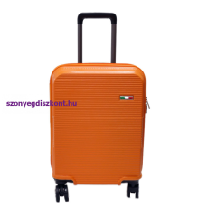  Herm narancs , Magasság: 5cm kerék+ 55cm szélesség: 37cm mélység: 25cm-közepes méretű, keményfalú bőrönd