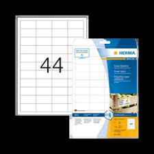 HERMA 48.3 mm x 25.4 mm Papír Íves etikett címke  Fehér  ( 25 ív/doboz ) etikett