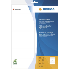 HERMA Adressetik. 105x42  mm Papier Ecken spitz 280 St. (4442) etikett