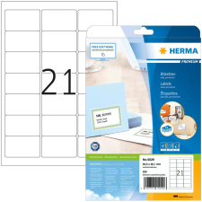 HERMA Adressetik. A4 weiß 63,5x38,1 mm Papier 525 St. (5029) etikett