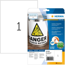 HERMA Etik. A4 Outdoor Klebefolie weiß 210x297   mm  10 St. (9500) etikett