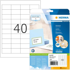 HERMA Etiketten A4 weiß 48,5x25,4 mm Papier matt 1000 St. (4357) etikett