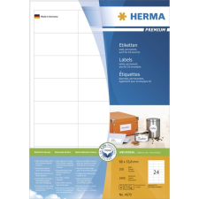 HERMA Etiketten Premium A4 weiß 66x33,8  mm Papier 2400 St. (4670) etikett