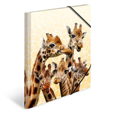  HERMA műanyag gumis mappa - A4 - Zsiráfok mappa