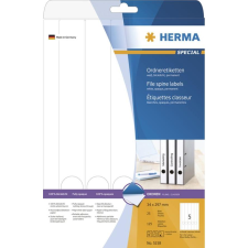 HERMA Ordneretiketten A4 weiß 34x297 mm Papier opak 125 St. (5158) etikett