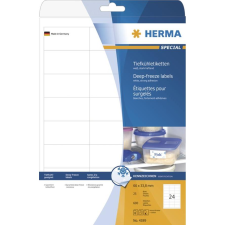 HERMA Tiefkühletiketten A4 weiß 66x33,8   mm Papier 600 St. (4389) etikett